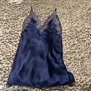 Victorias Secret Satin Lace Slip